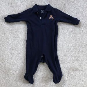 Ralph Lauren polo long sleeve onsie